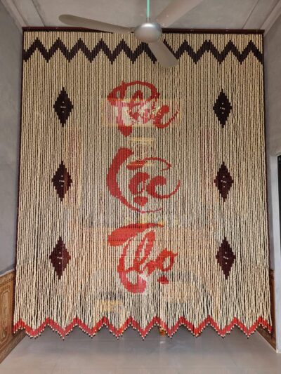 Rèm phòng thờ in chữ phúc lộc thọ