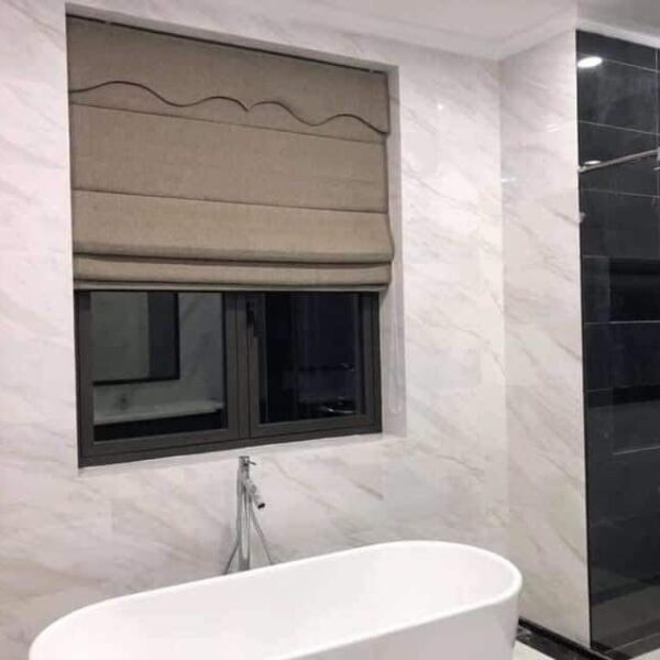 Rèm xếp lớp hoa văn họa tiết đẹp, rèm roman hoa văn đẹp