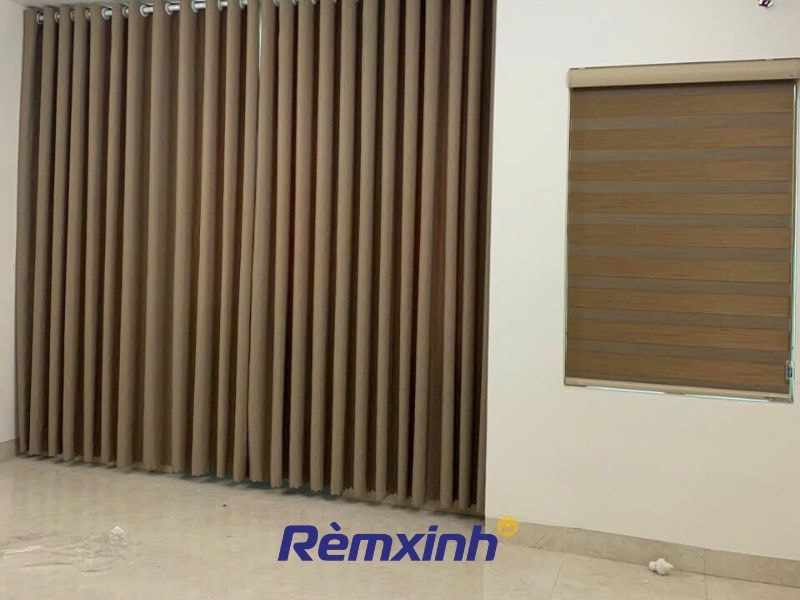 Tiến hành may rèm cửa