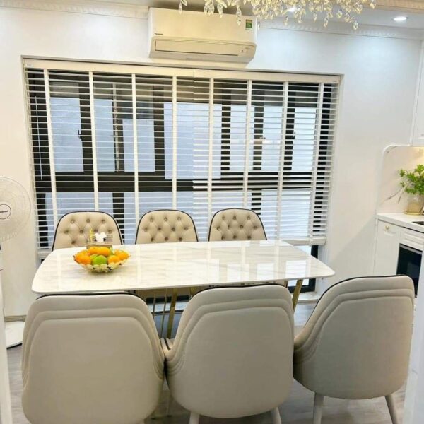 Rèm gỗ lắp phòng ăn nhà bếp