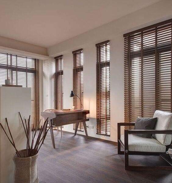 Rèm cửa sổ bằng gỗ Tùng hãng Gracehome