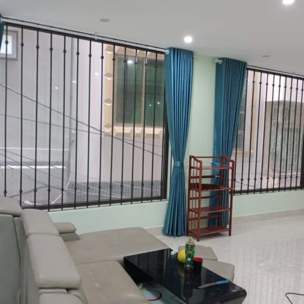Rèm vải may khuyên ô rê
