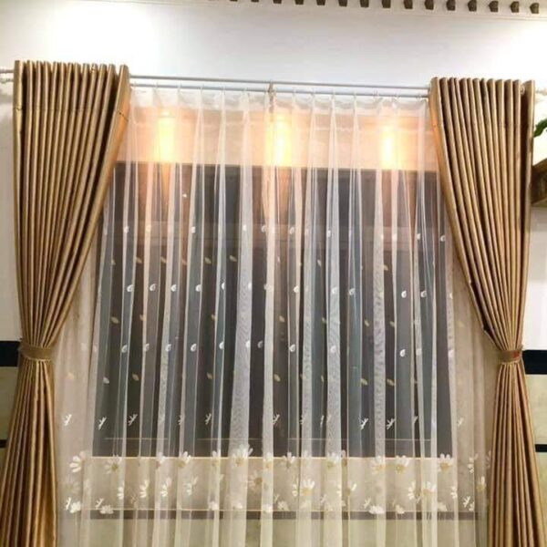 rèm cửa sổ chống nắng bằng vải đẹp
