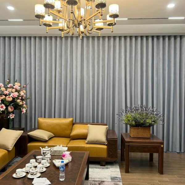 Mẫu rèm vải may định hình hiện đại kiểu dáng đẹp