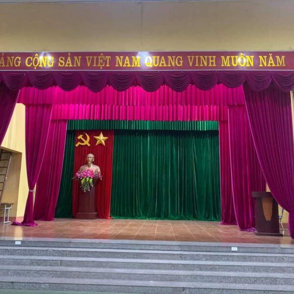 Bảng giá phông nhung hội trường sân khấu