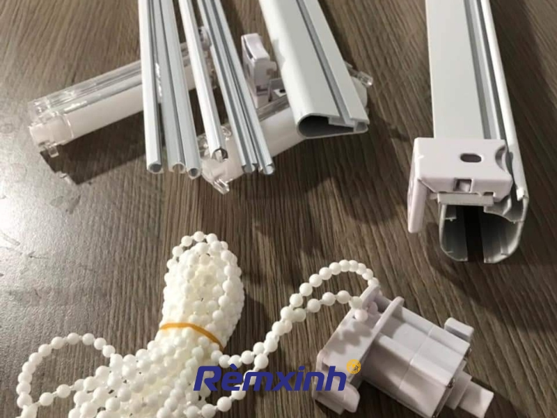 Phụ kiện may rèm roman kẹp 2 lớp tại nhà