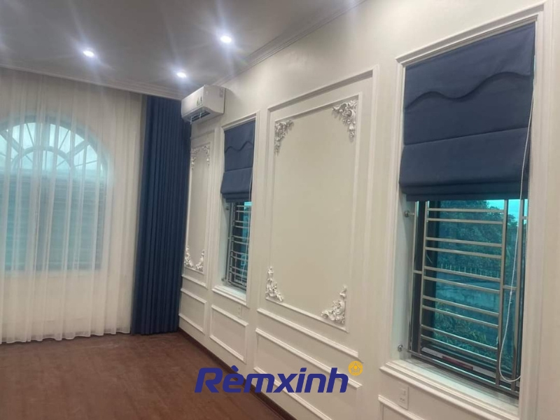 Đo kích thước chuẩn và chia kẹp đều cho rèm roman đẹp mắt