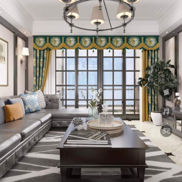 Rèm cửa một màu cao cấp