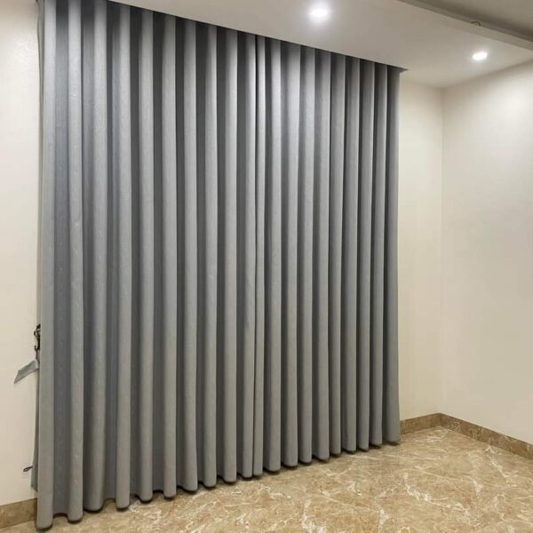 Rèm cửa màu ghi xám nhã nhặn sang trọng và cuốn hút