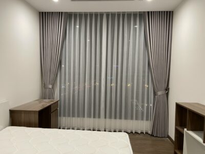 Rèm cửa màu ghi xám nhã nhặn sang trọng và cuốn hút