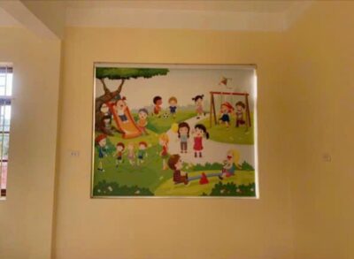 ✅Rèm cuốn tranh cho cửa sổ phòng ngủ