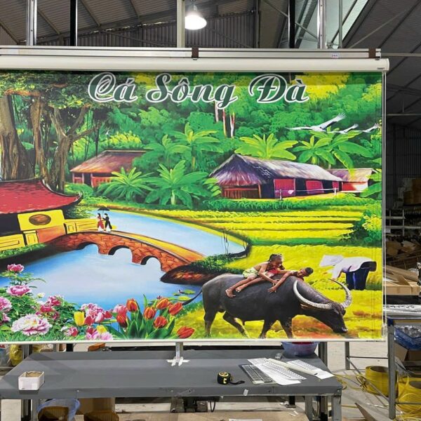 Rèm cuốn tranh Patino