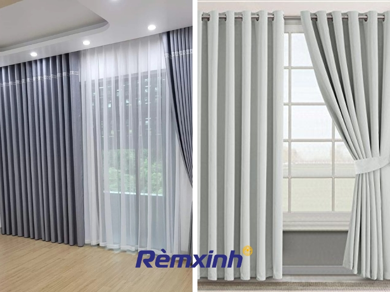 So sánh sự khác biệt giữa rèm cửa 2 lớp và rèm cửa 1 lớp