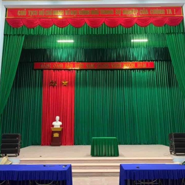 Phông nhung hội trường sân khấu