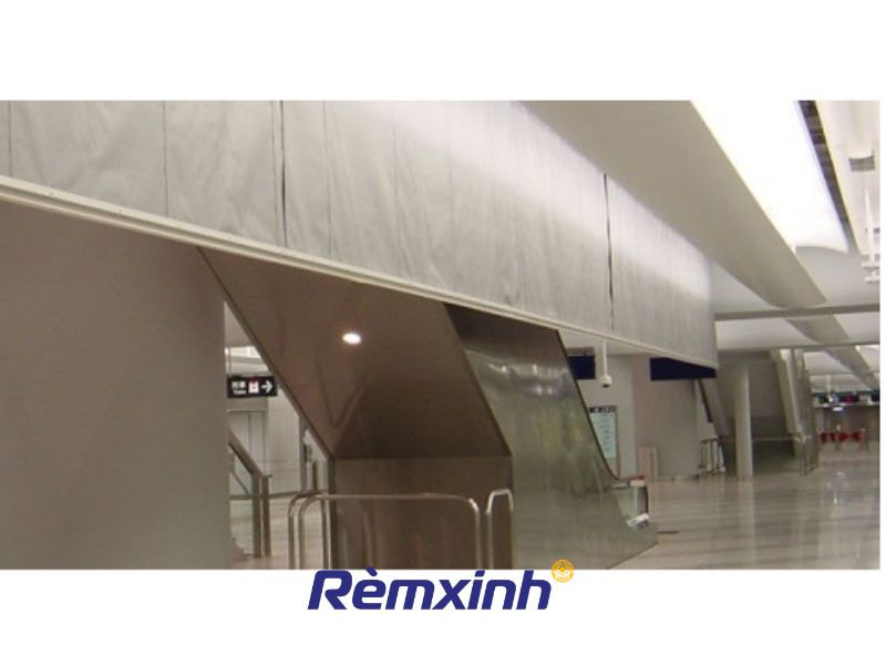 Rèm cửa chống cháy giúp ngăn khói độc