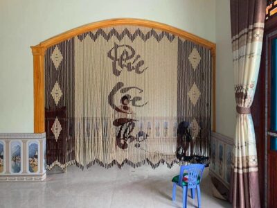 Rèm hạt gỗ bồ đề cao cấp tại Sơn La