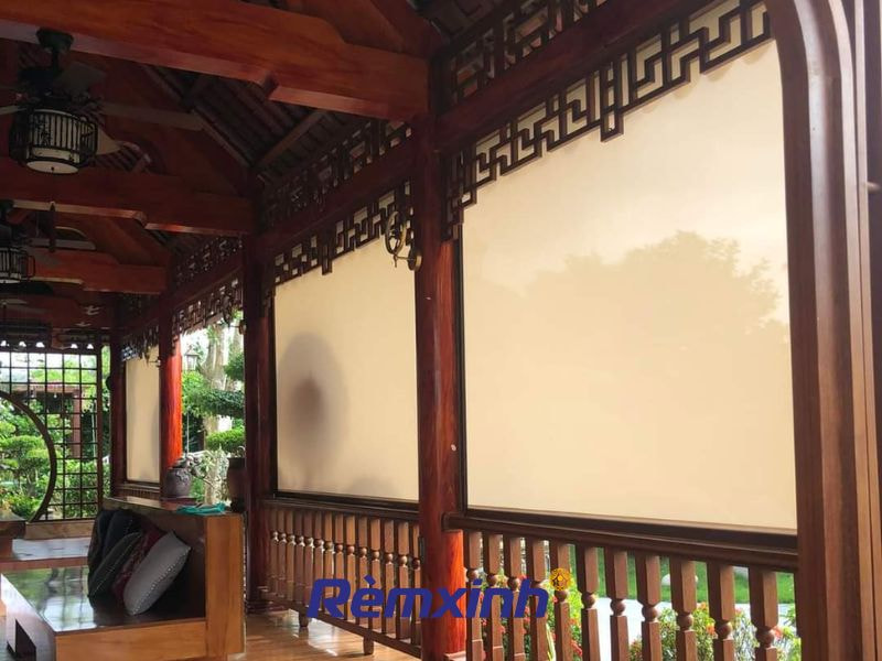 Rèm bạt tăng tính thẩm mỹ cho không gian