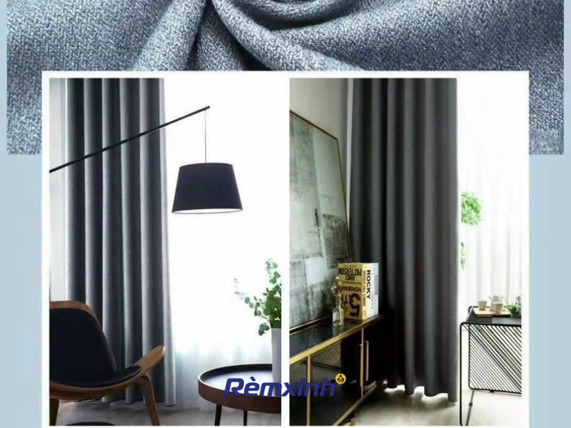 Chọn rèm vải bố phù hợp giúp không gian hài hòa và tinh tế.