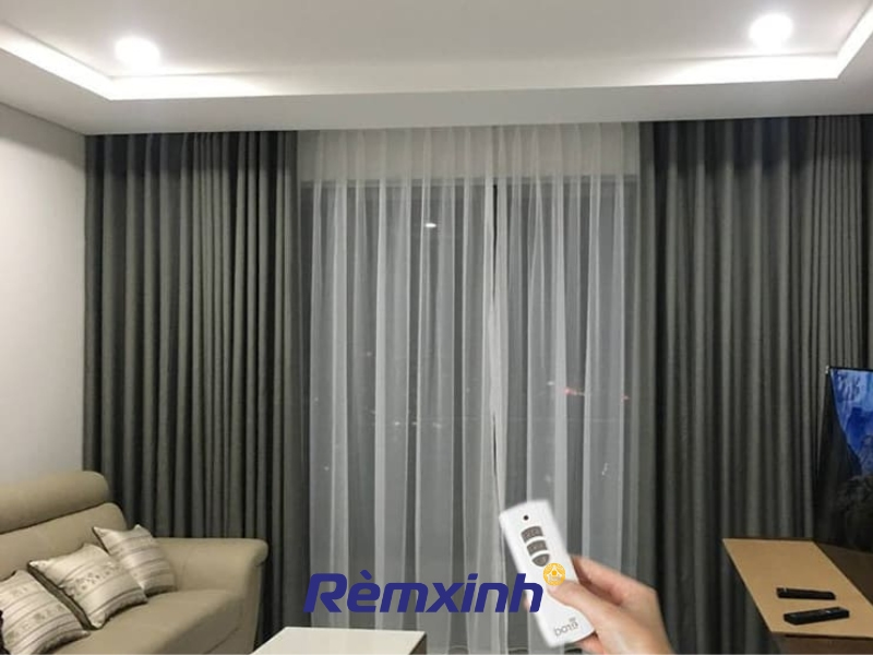 Rèm Cửa Màu Xám Bạc