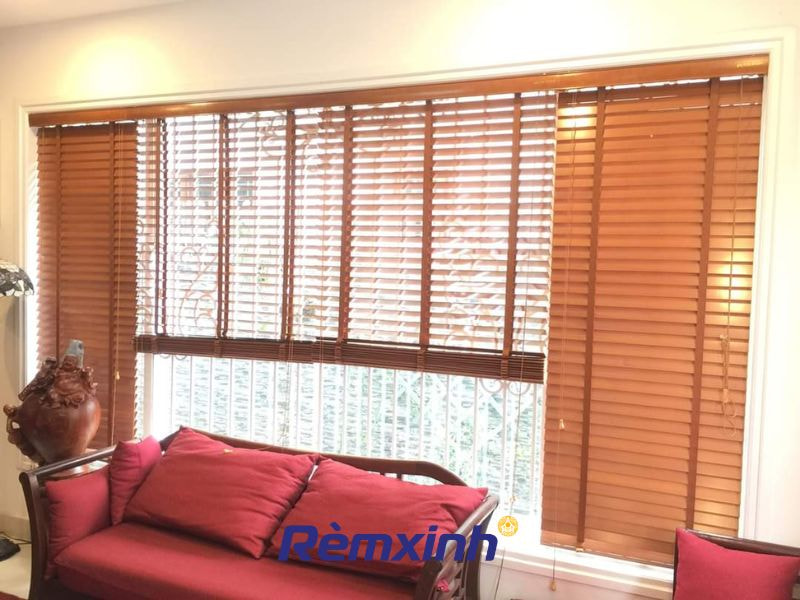 Rèm sáo gỗ tự nhiên