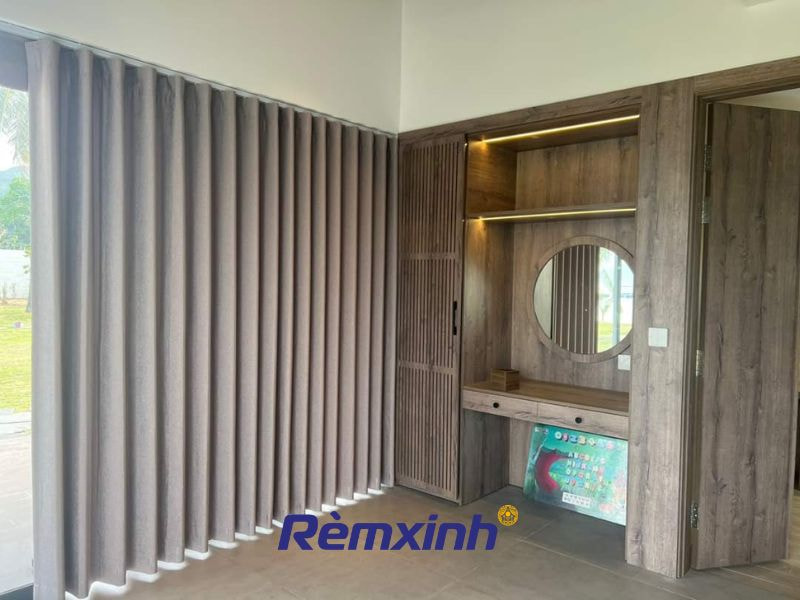 Rèm vải định hình sóng tối ưu không gian