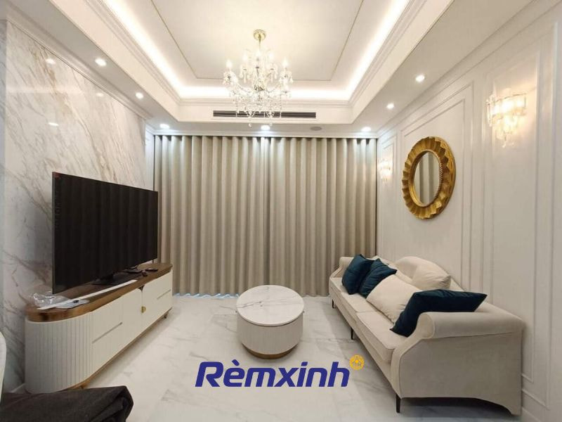 Rèm vải định hình còn được gọi là rèm sóng