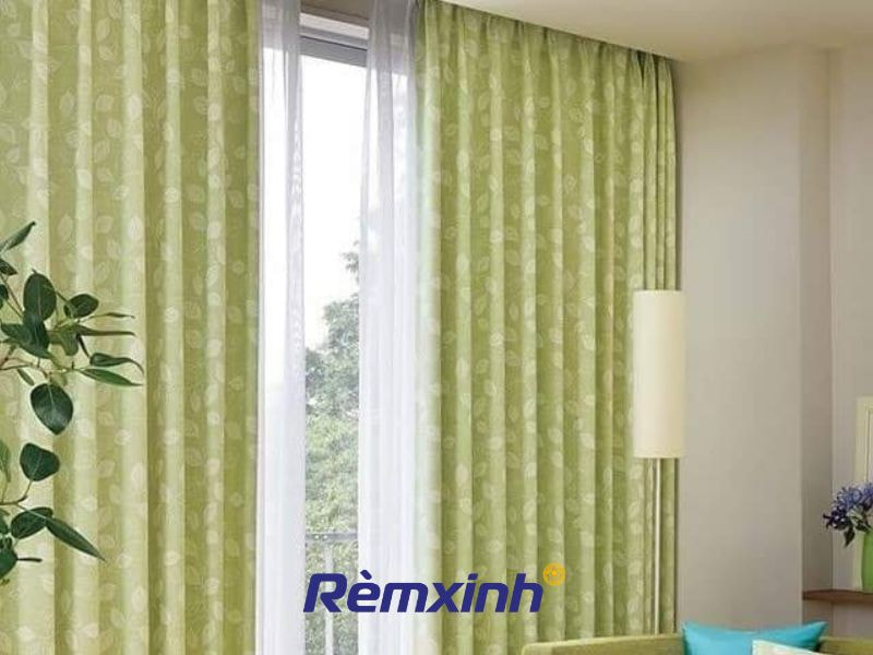 Rèm vải nhung ấm cúng và sang trọng