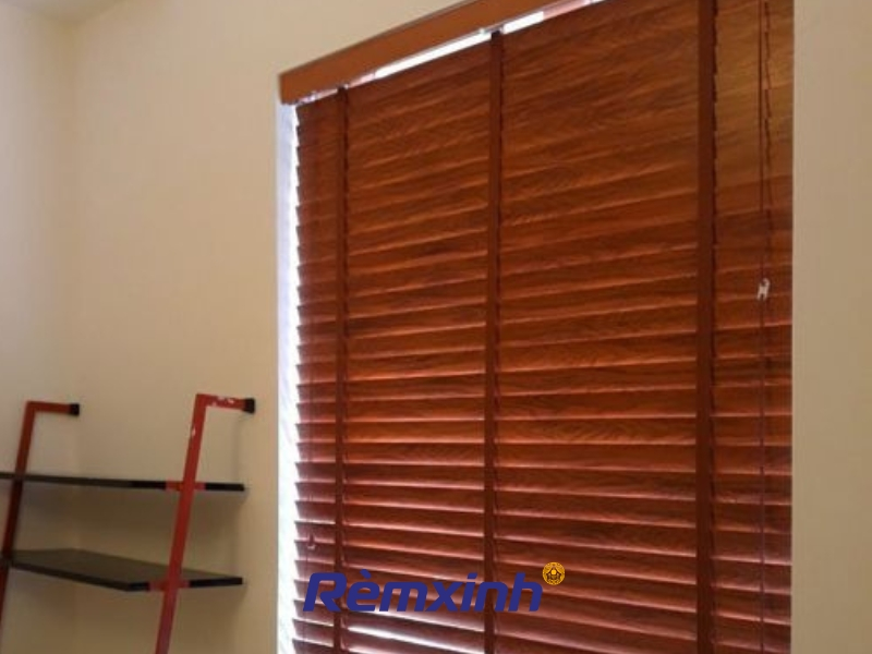 Công trình lắp đặt rèm gỗ