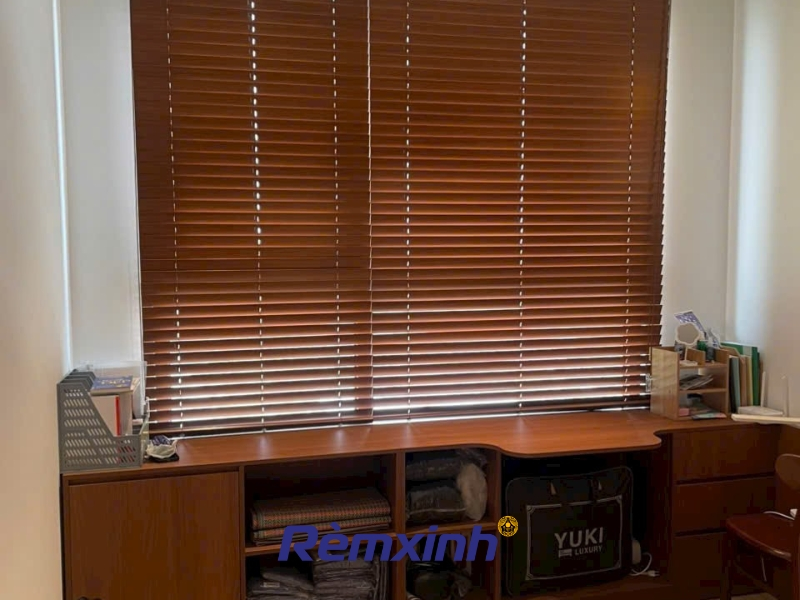 Công trình lắp đặt rèm gỗ