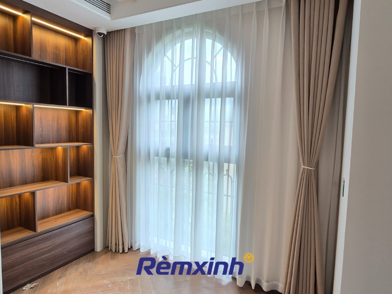 Rèm may chuẩn form, chất liệu cao cấp, hoàn thiện tinh xảo.