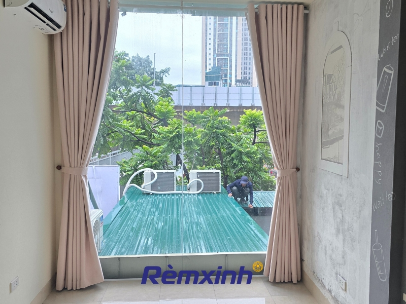 Công trình lắp đặt rèm vải cao cấp