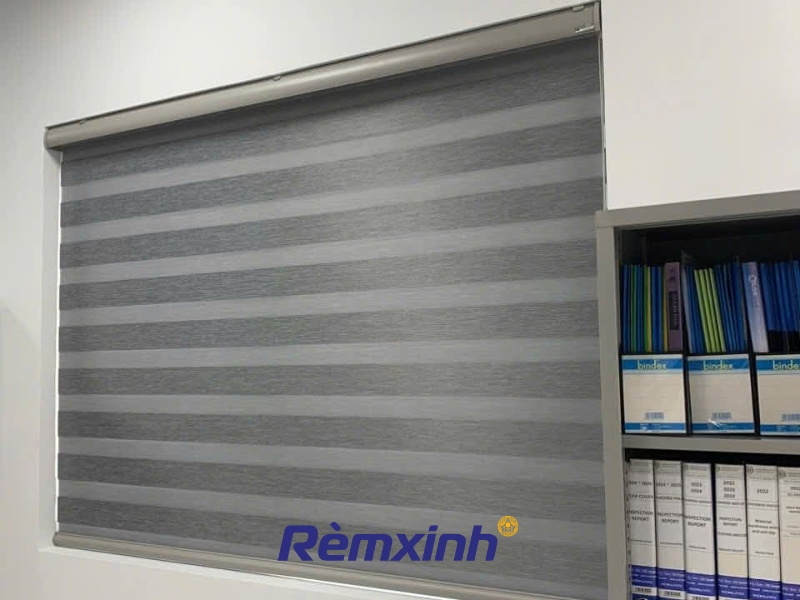 công trình rèm cầu vồng cho văn phòng hiện đại tại Rèm Xinh