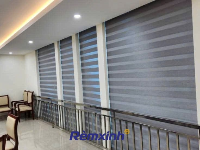 công trình rèm cầu vồng cho văn phòng hiện đại tại Rèm Xinh