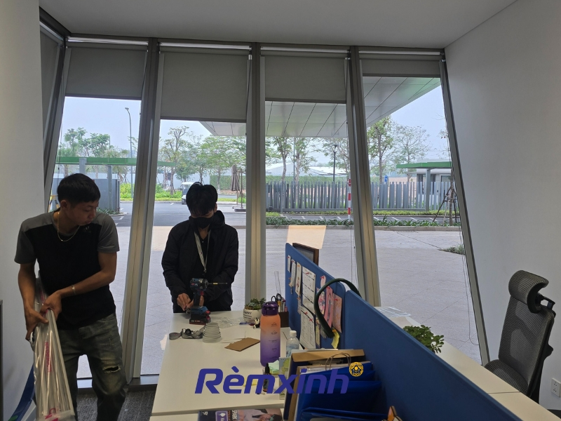 công trình rèm cuốn cho văn phòng