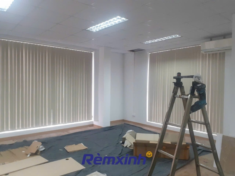 Công trình thi công rèm lá dọc tại Rèm Xinh