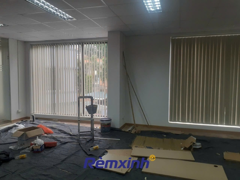 Công trình thi công rèm lá dọc tại Rèm Xinh