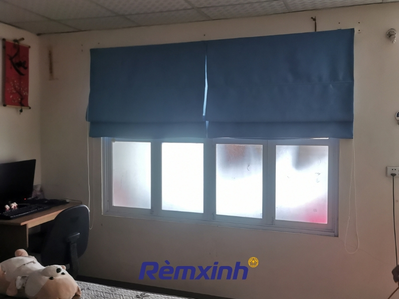 Công trình thi công rèm roman cao cấp