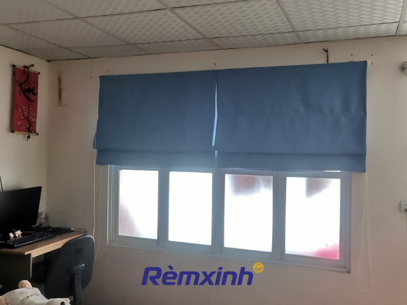 Công trình thi công rèm roman cao cấp
