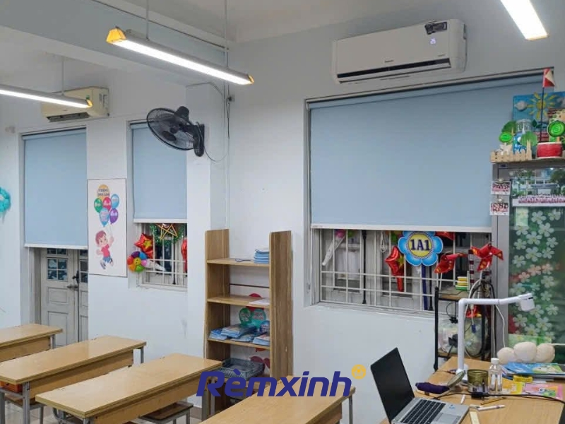 công trình rèm cuốn cho lớp học