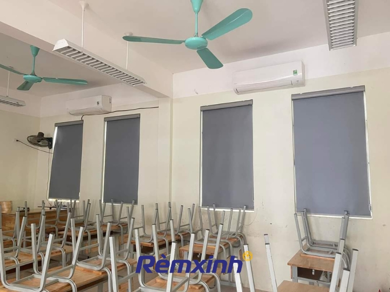 công trình rèm cuốn cho lớp học