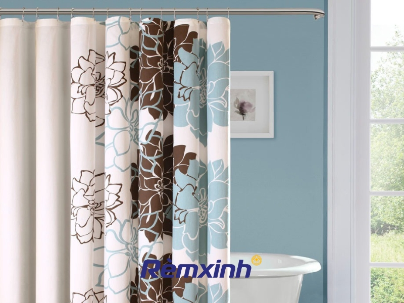 Rèm phòng tắm giúp bảo vệ sạch sẽ, tăng sự thoải mái