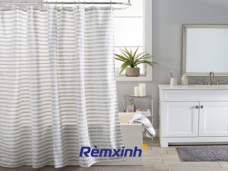 Lợi ích rèm nhà tắm: điểm nhấn trang trí tinh tế, đầy tiện ích