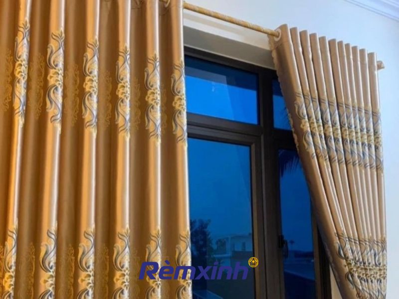 Rèm Vải Nhung Gấm