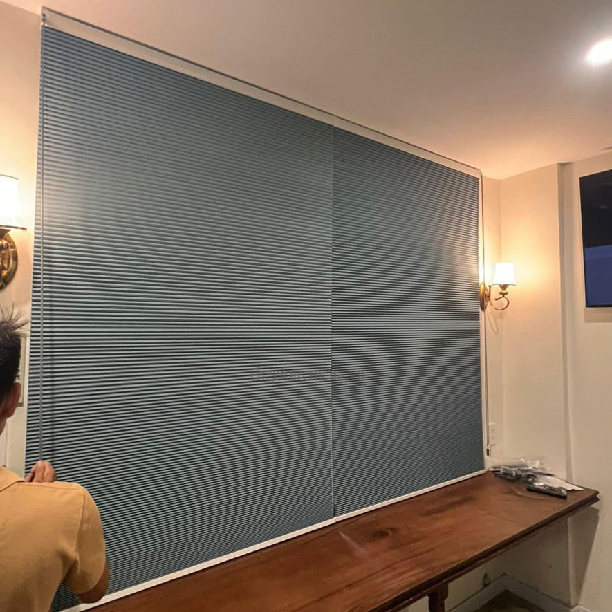 Rèm tổ ong cách nhiệt, chống nóng cửa sổ căn hộ, chung cư Rèm tổ ong cách nhiệt, chống nóng cửa sổ căn hộ, chung cư