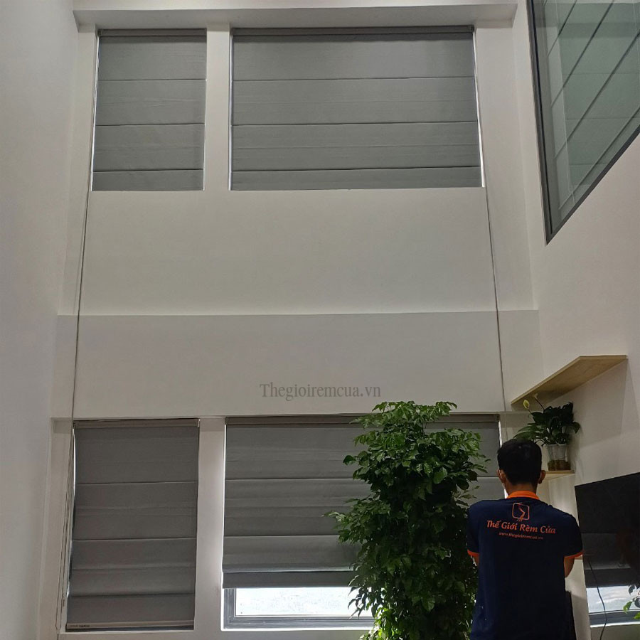 Rèm Roman cửa sổ chống nắng, cách nhiệt nhà chung cư Rèm Roman cửa sổ chống nắng, cách nhiệt nhà chung cư