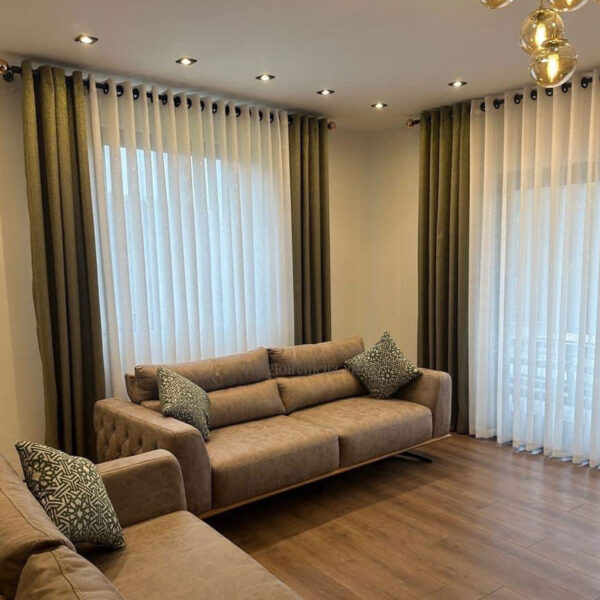 Rèm vải 2 lớp đẹp may kiểu Ore sang trọng đẳng cấp