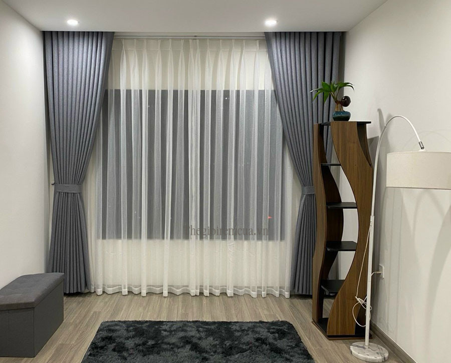 Rèm cửa sổ 2 lớp chống nắng, cản sáng đẹp giá tốt Rèm cửa sổ 2 lớp chống nắng, cản sáng đẹp giá tốt