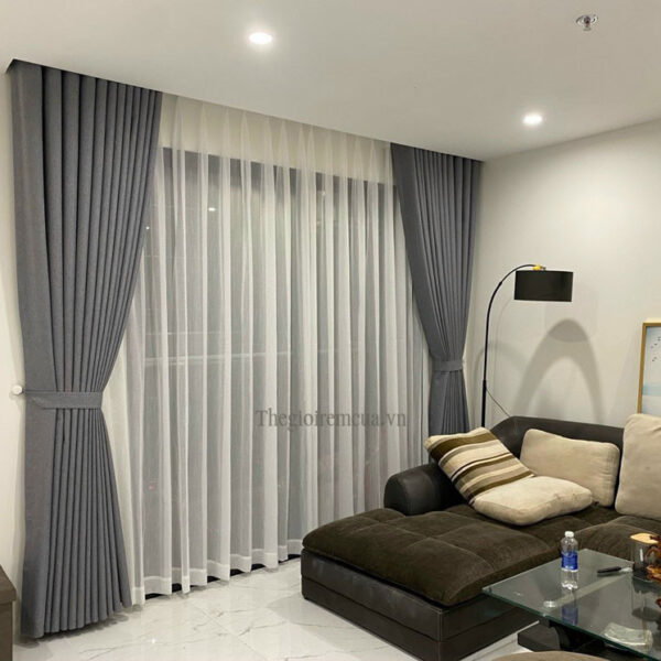 Thi công lắp đặt rèm vải 2 lớp giá rẻ nhất tại tphcm