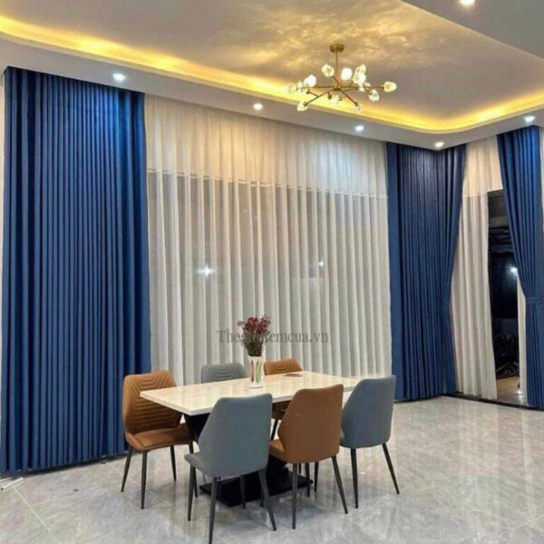 Rèm Hàn Quốc 2 lớp vải chính hãng nhập trực tiếp Korea