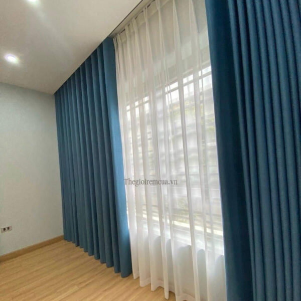Rèm 2 lớp chống nắng cửa sổ phòng ngủ giá rẻ tphcm